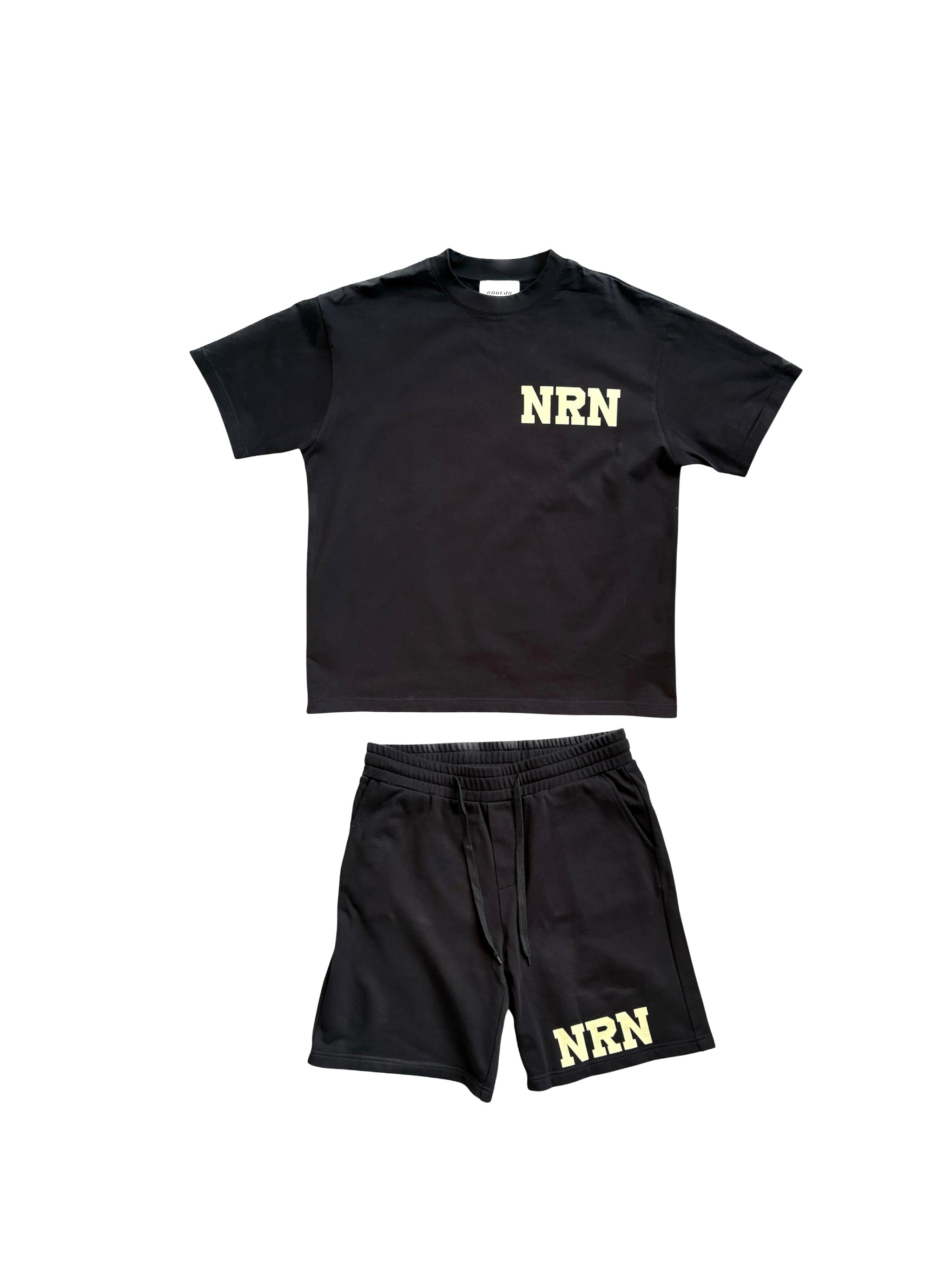 Black short set